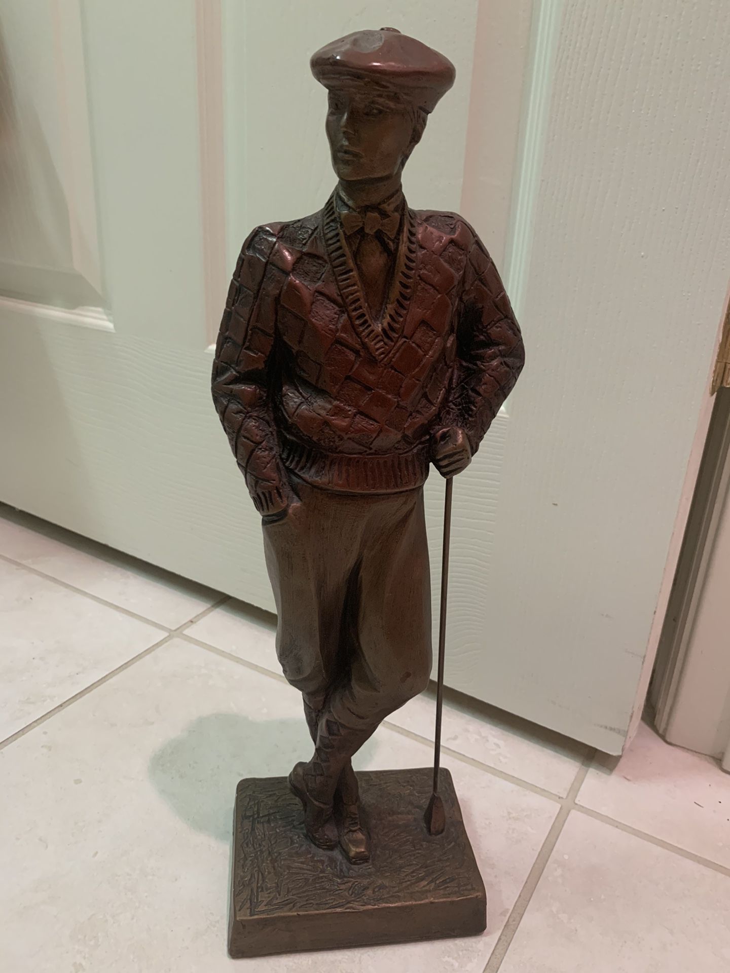 Austin collectible 1989 golfer statue