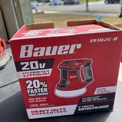 Bauer 20V Cordless Buffer/Polisher – Gently Used