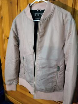 New GUESS Bomber Jacket Blush Color Sz.M