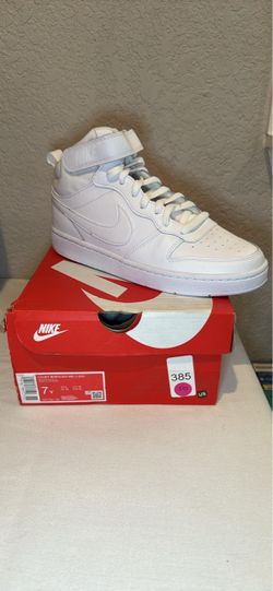 Nike Court Borough Mid 2 White Sneakers Size 7Y