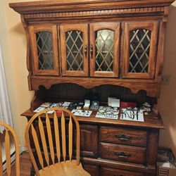 Oak Hutch 
