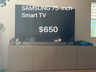 Samsung 75” Crystal UHD 4K Smart TV (TU8000) – Excellent Condition