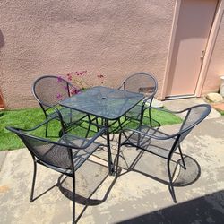 Outdoor Patio Table Dining Set Furniture