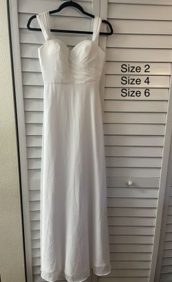 White Formal gown