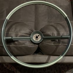 1964 Chevy Impala Green Steering Wheel 