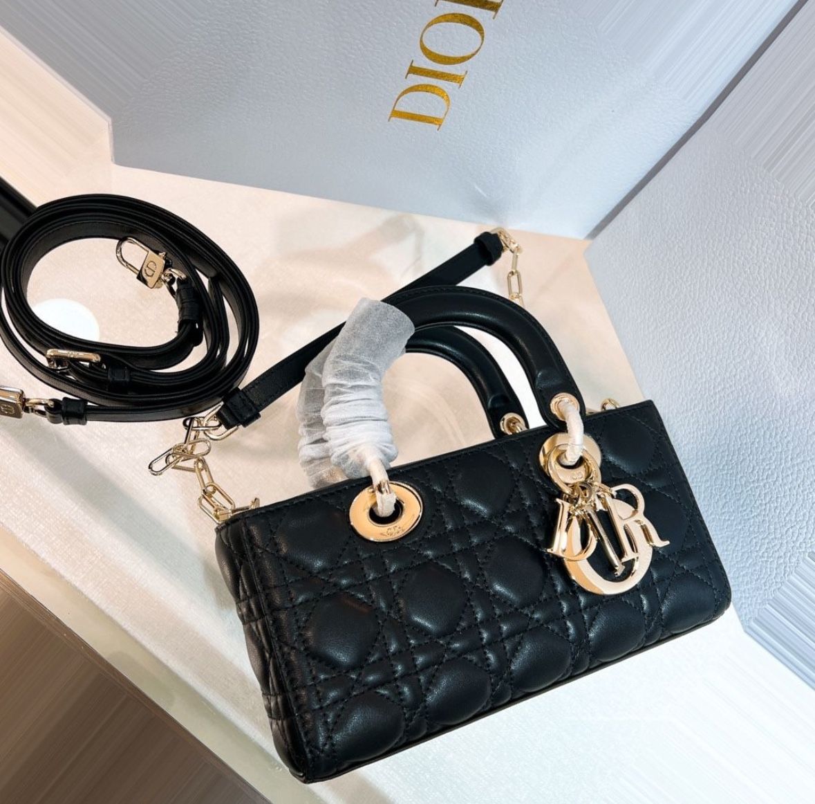 Dior : Lady Dior : Micro Dior Hand Bag Brand New 