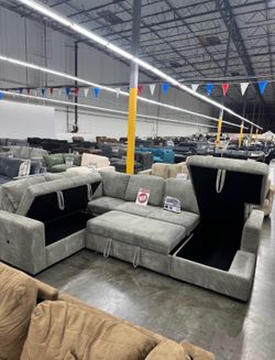 🔥 ¡Seccional con Cama y USB por Solo $1,047