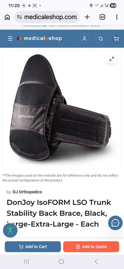 Back support- Donjoy ISOform LSO S/M
