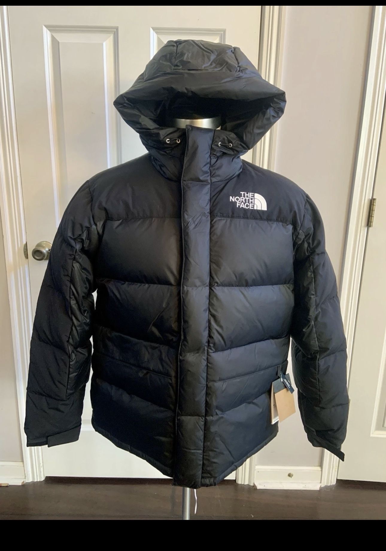 NWT Mens The North Face Himalayan Parka Jacket Black Sz XL 550 Down Coat HMLYN