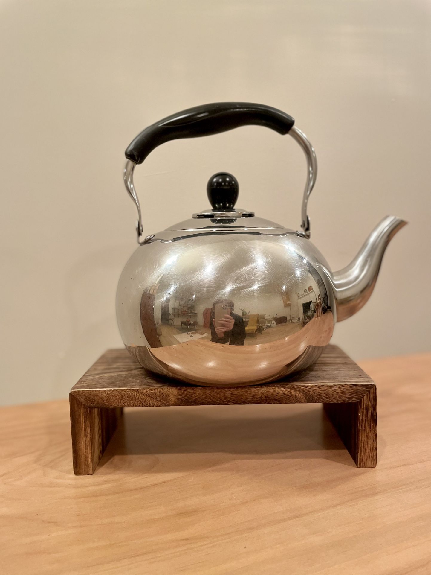 Vintage Potobelo Stainless Steel Tea kettle