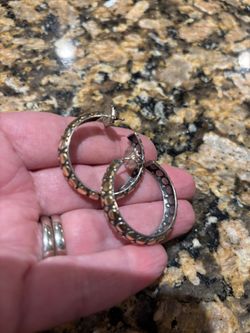 18kt /925 John Hardy Hoops 