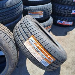 4 New Tires Installed/ 4 Llantas Nuevas Instaladas 235/45/18 Arroyo Tires 