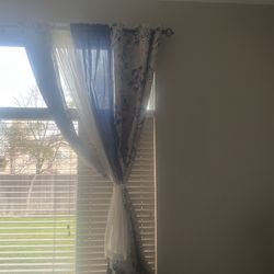 Blue/gray Curtains