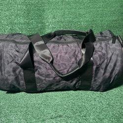 BRAND NEW- Black Leopard Print Gym Bag 