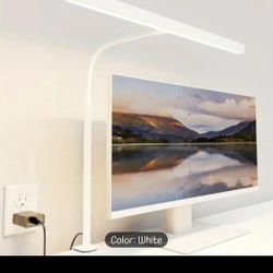 White Adjustable Desk Lamp
