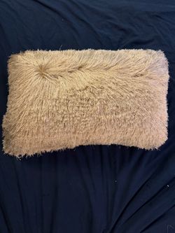 $5 Celebrity Home Gold Shag Fringe Decorative Pillow