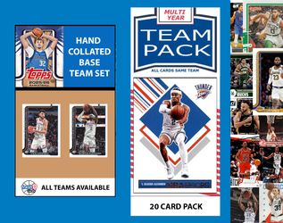 2025-26 Topps NBA Team Set + Multiyear Pack OKC Thunder 2025 2024 SGA Shai Gilgeous-Alexander