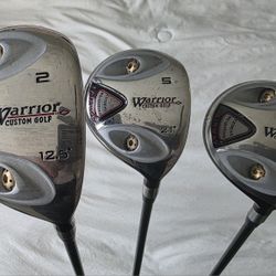 Warrior Custom Golf Woods (3 Clubs)