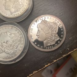 Morgan’s And silver Eagles 
