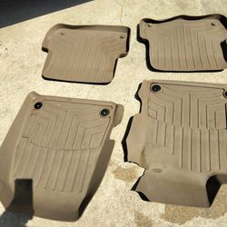 First & Second Row Floor Liners Bundle For audi a4