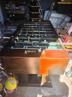 Foosball table solid wood