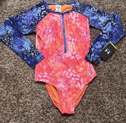 Under Armour Kids Rashguard One Piece Bathing Suit