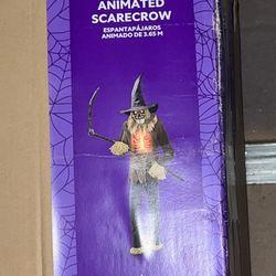 12FT Scarecrow Animatronic Decoration 