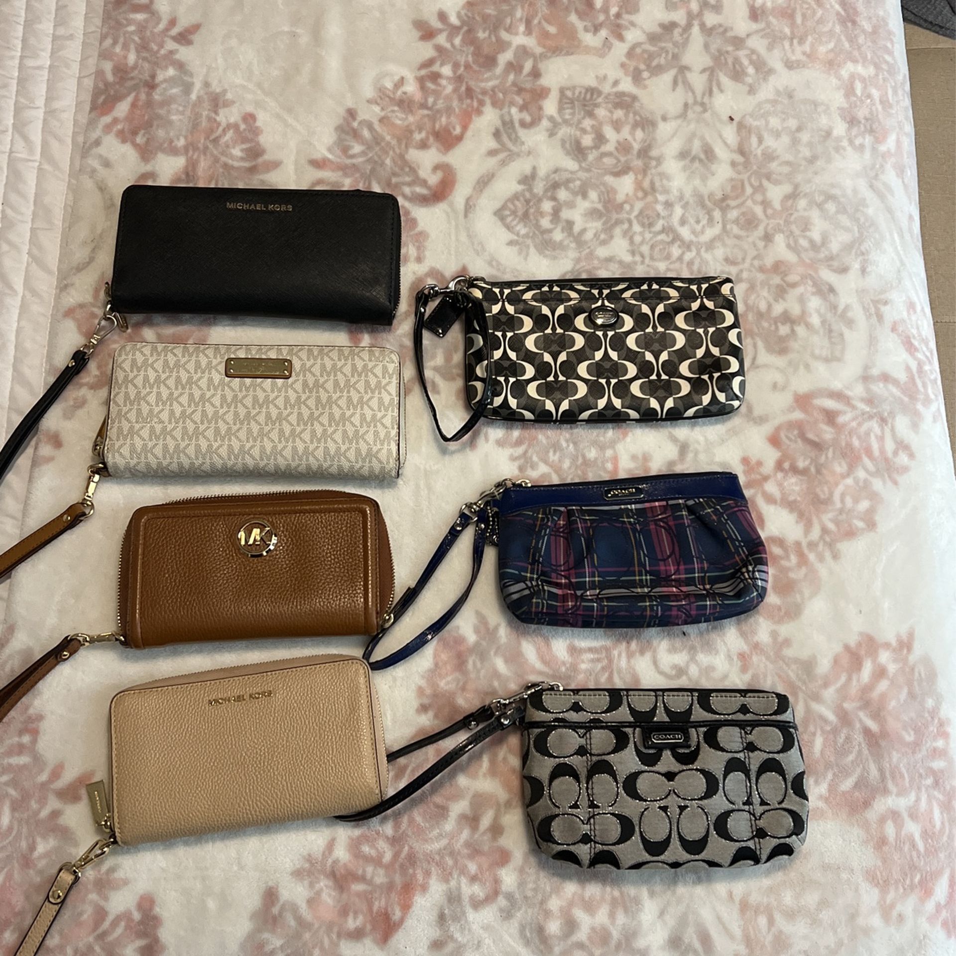 Michael Kors And Coach Wallets SOLD SEPERATLEY 