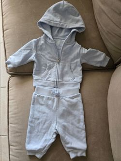Blue Ralph Lauren French Terry Hoodie and Pant 3m