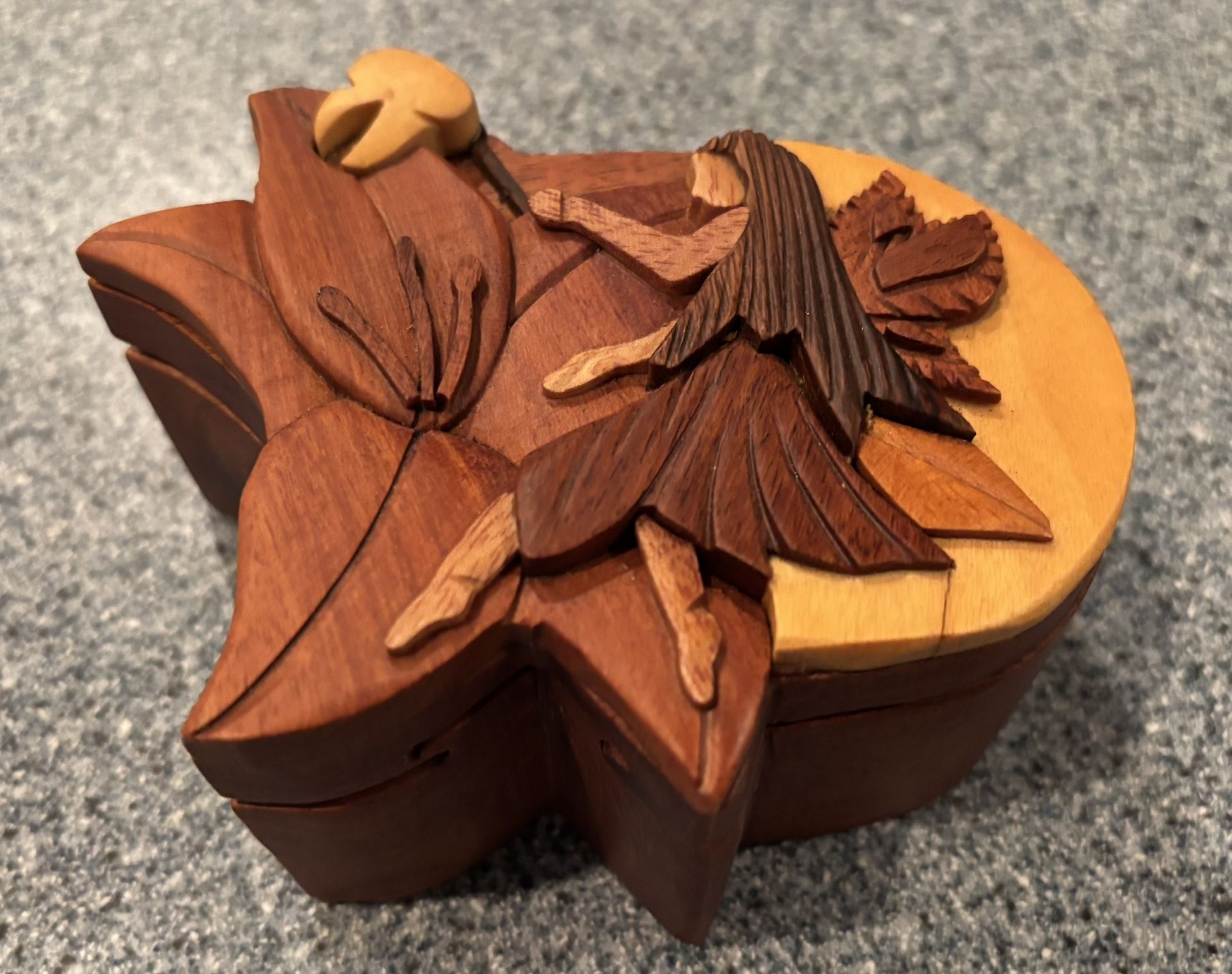 Wooden Tooth Fairy Keepsake Box