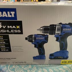 Kobalt 24v impact and drill driver with (1) batt and charger new $130 firm in n Lakeland 