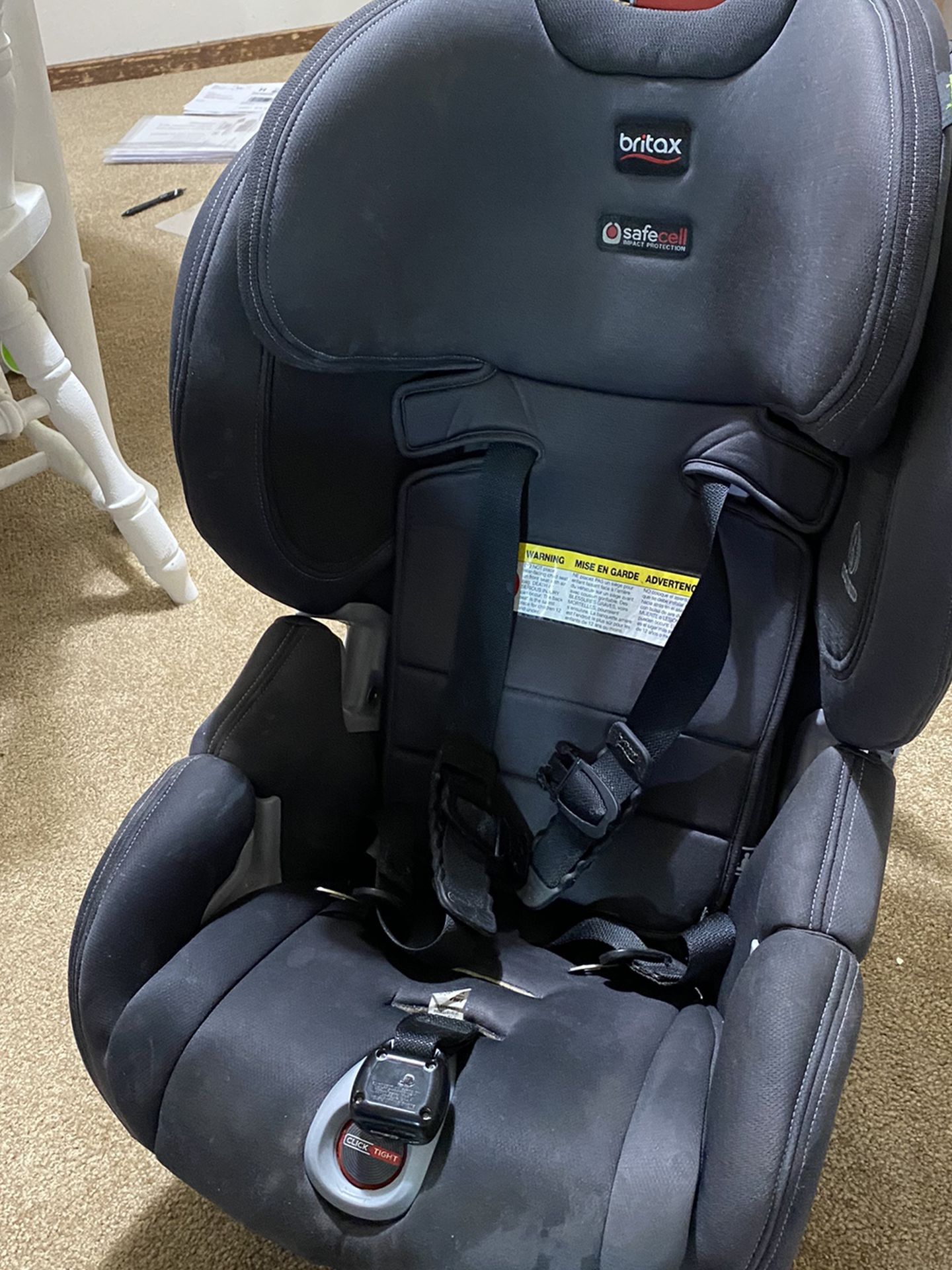 BriBRITAX Boulevard™ ClickTight Cool N Dry Collection Convertible Car Seat in Charcoal