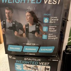 Nautilus 12 LB Weighted Vest β Adjustable Fitness Training Vest