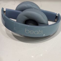 Baby Blue Headphones. Beats. Solo with Cord.