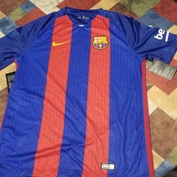 Nike Barcelona 16/17 Home Jersey Size L - S 