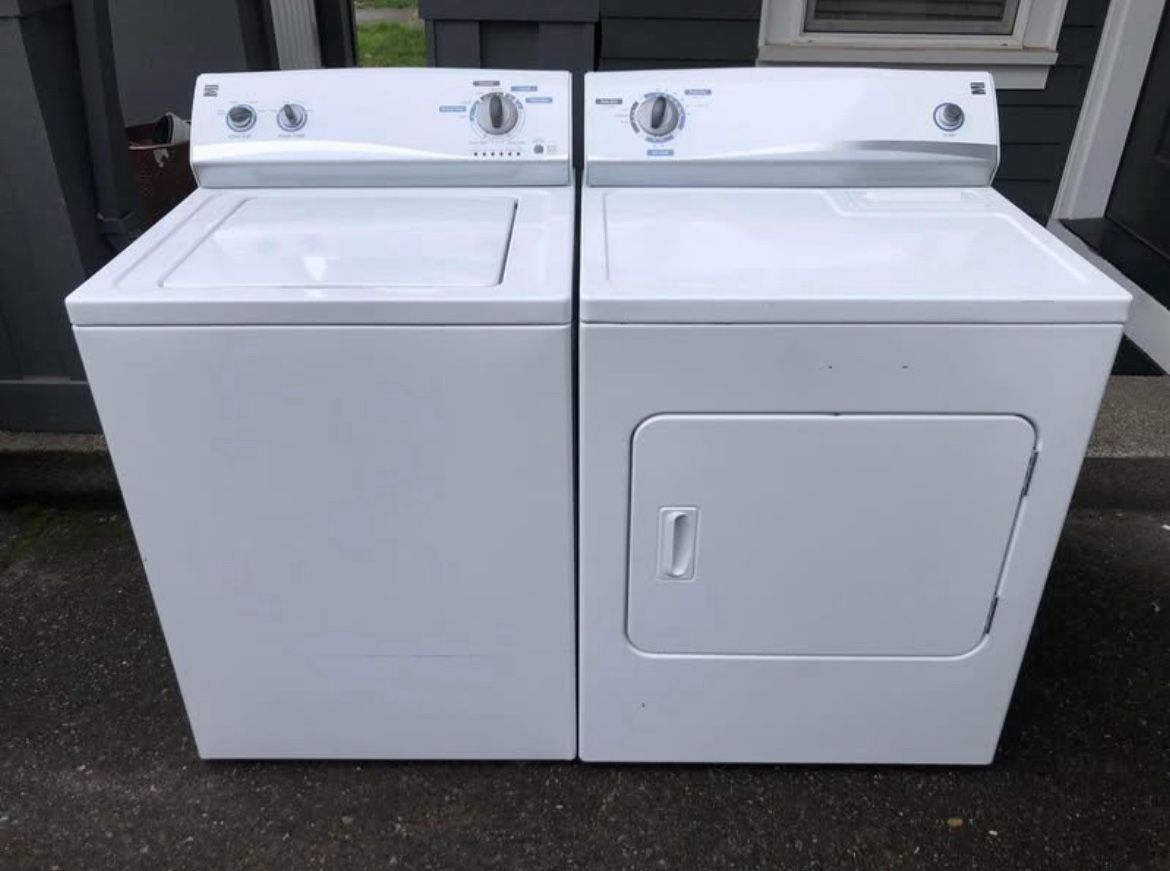 Kenmore Washer and Dryer