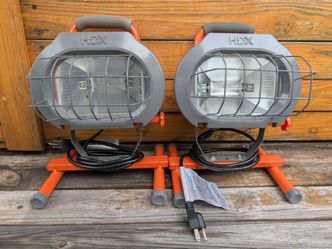 HDX
600-Watt Halogen Portable Work Lights