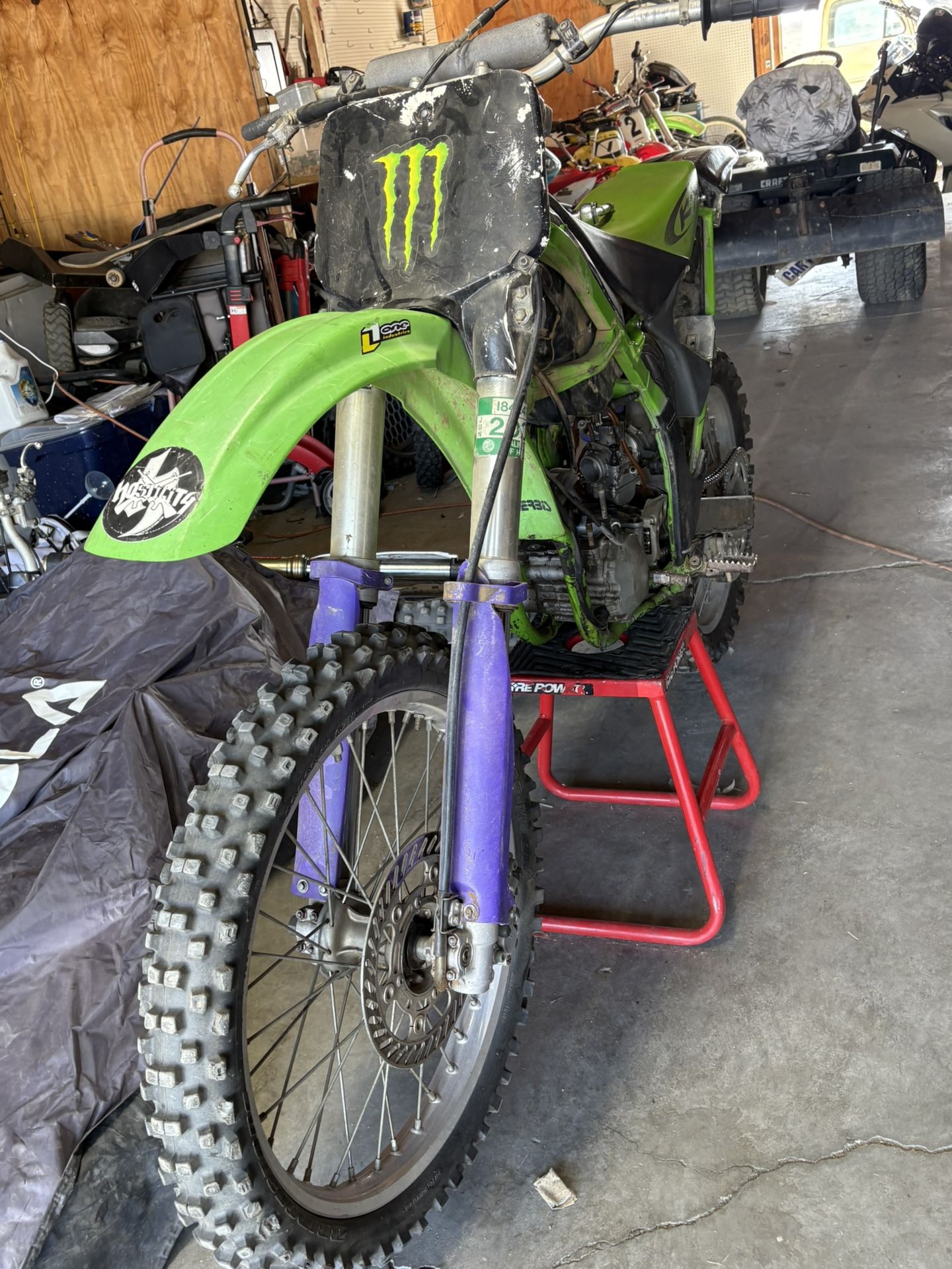 1996 Kawasaki Kx250. Parts Bike