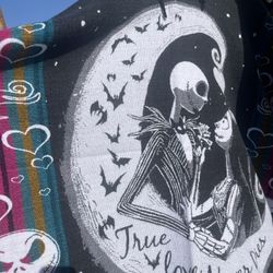 Jack Skellington Poncho W Hoodie