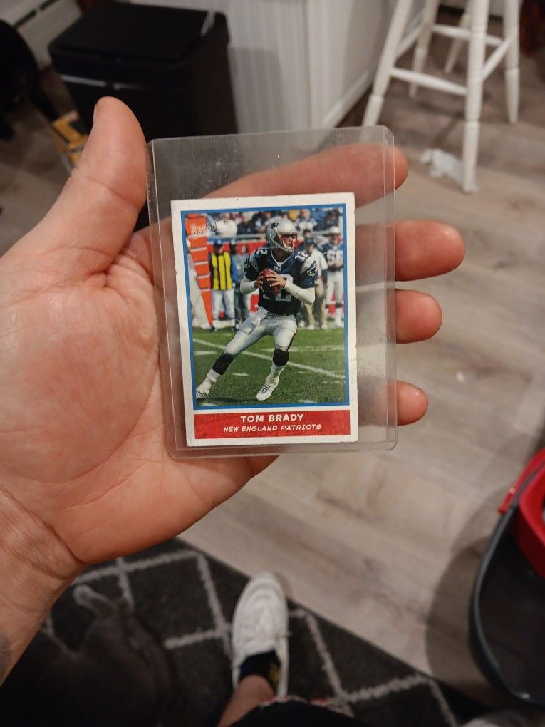 2004 tom brady topps bazooka card 150