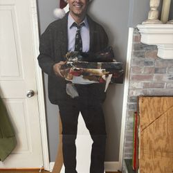 6’ Chevy Chase Clark Griswold Christmas Vacation Cardboard Standup