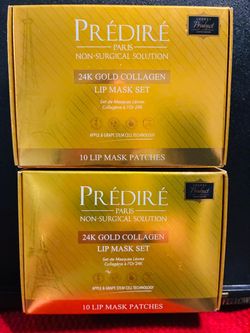 Prédire Paris 24K Gold Collagen Lip Mask Set x2