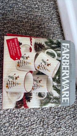 Farberware Holiday Snowman Mug Set of 4