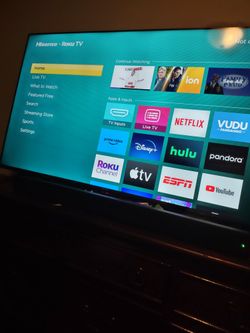 55 Inch 4K Hisense TV With 32 Inch Speaker Surround Sound Onn Brand