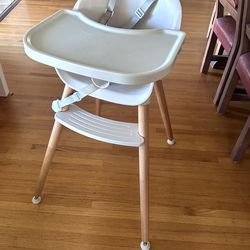 Lalo high chair coconut