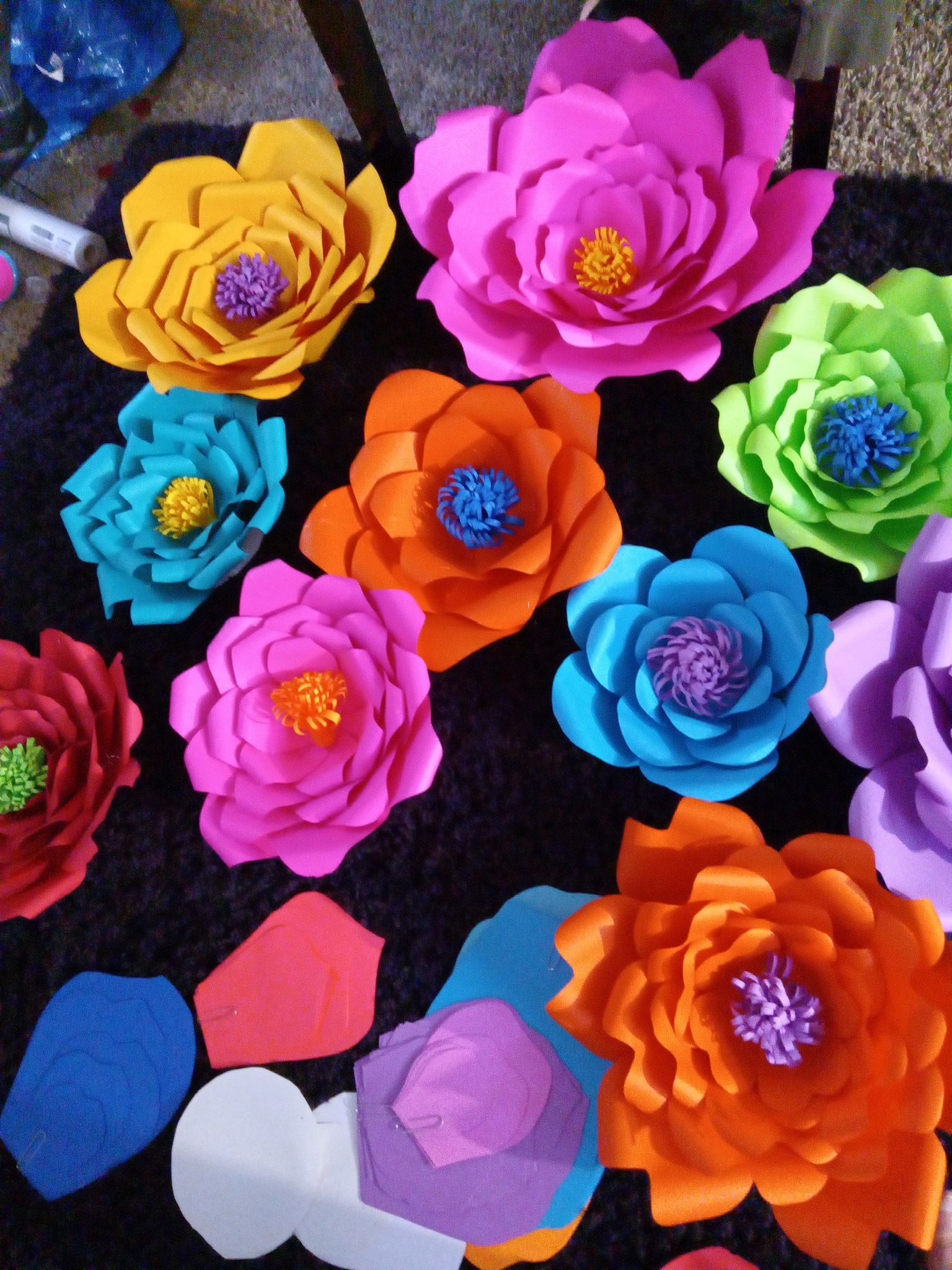 Custom Made Paper Flowers