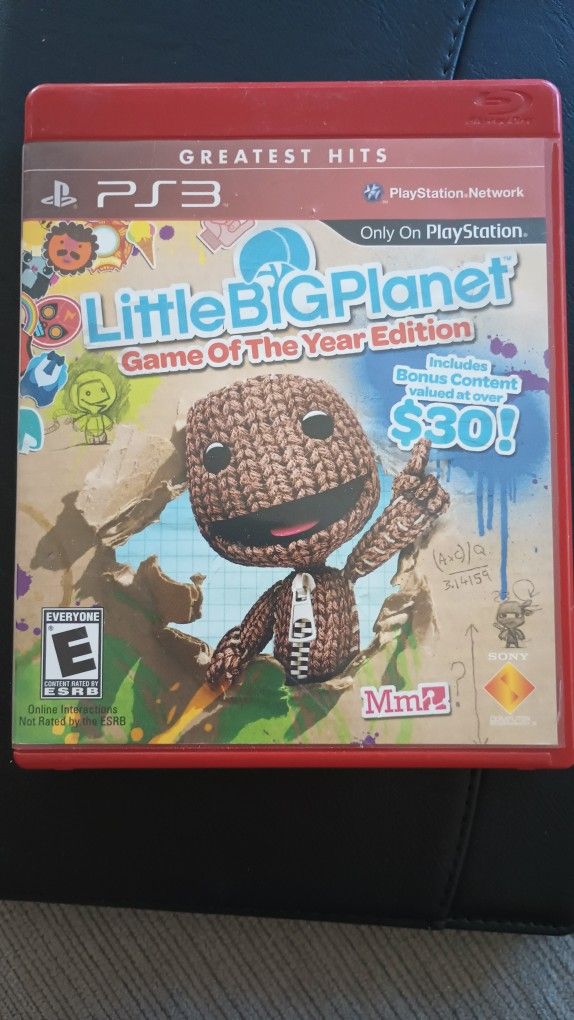 PS3 Little Big Planet Game