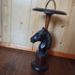 Antique Horse Ashtray 