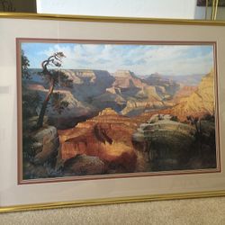 Fred Lucas South Rim Grand Canyon Print Picture Signed and Numbered