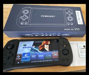 Powkiddy X55 Handheld Video Game Console Black